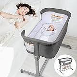 Product Image of the 3 in 1 Baby Bassinet, Bedside Sleeper, & Playpen, Easy Folding Portable Crib...