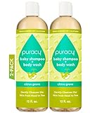 Product Image of the Puracy Shampoo & Body Wash for Children - Perfect Skin, Pure Ingredients - with...