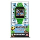 Product Image of the Accutime Kids Microsoft Minecraft Green Educational Touchscreen Smart Watch Toy...