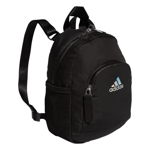 Product Image of the adidas Linear Mini Backpack Small Travel Bag, Black, 10.5 inch x8.5 inch x4.25...