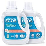 Product Image of the ECOS Laundry Detergent Liquid, 200 Loads - Dermatologist Tested Laundry Soap -...