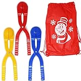 Product Image of the JOYIN Toy Snowball Maker Snow Toys for Kids Red Yellow & Blue with Bonus Tote...