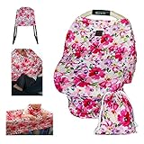 Product Image of the Nursing Breastfeeding Cover Scarf - Baby Car Seat Canopy - Shopping Cart,...