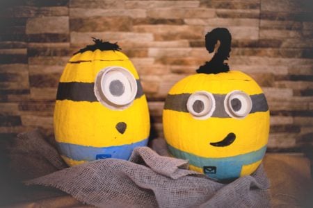 Minion pumpkin toys