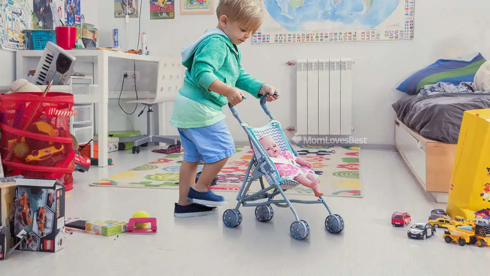 Photo of the Adora Doll Zig Zag Stroller