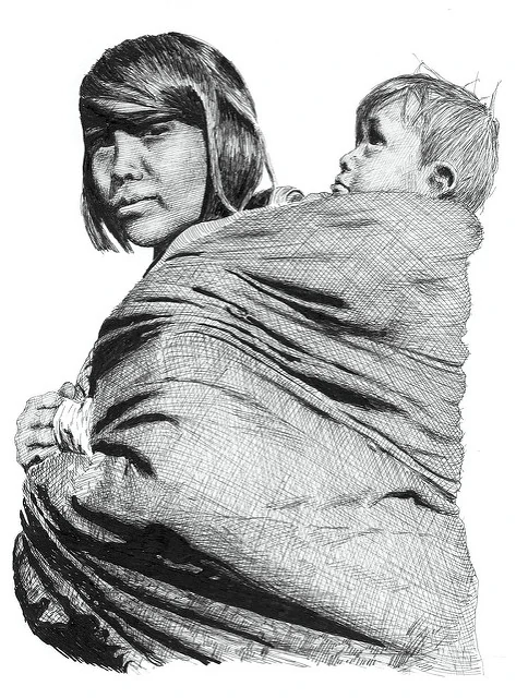 Babywearing Native American