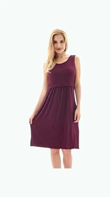 Product Image of the Bearsland Sleeveless Nursing Dress