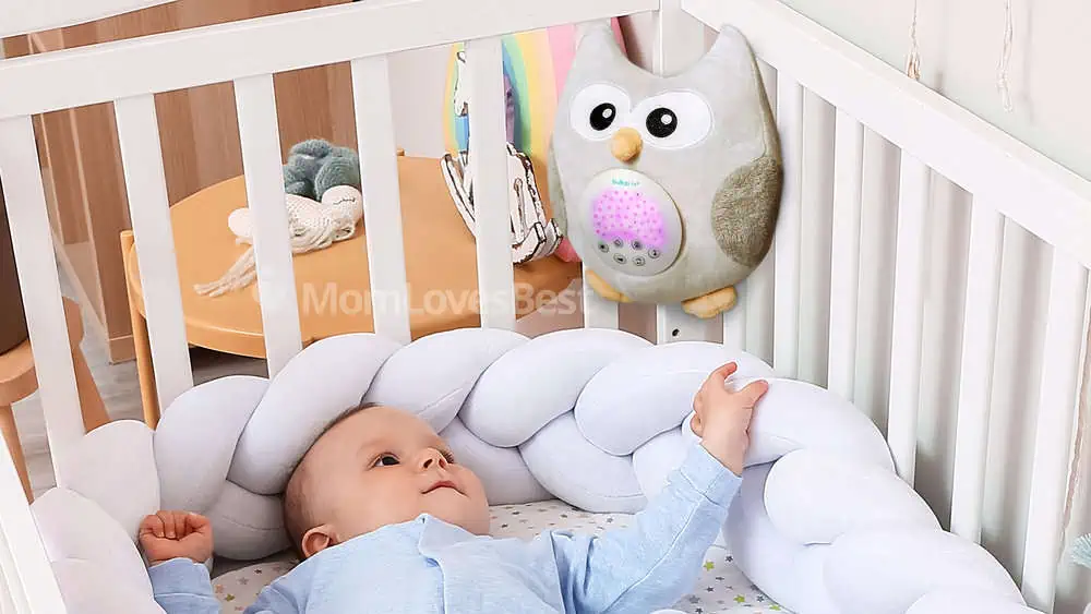 Photo of the Bubzi Co Portable Woodland Owl Soother Projector