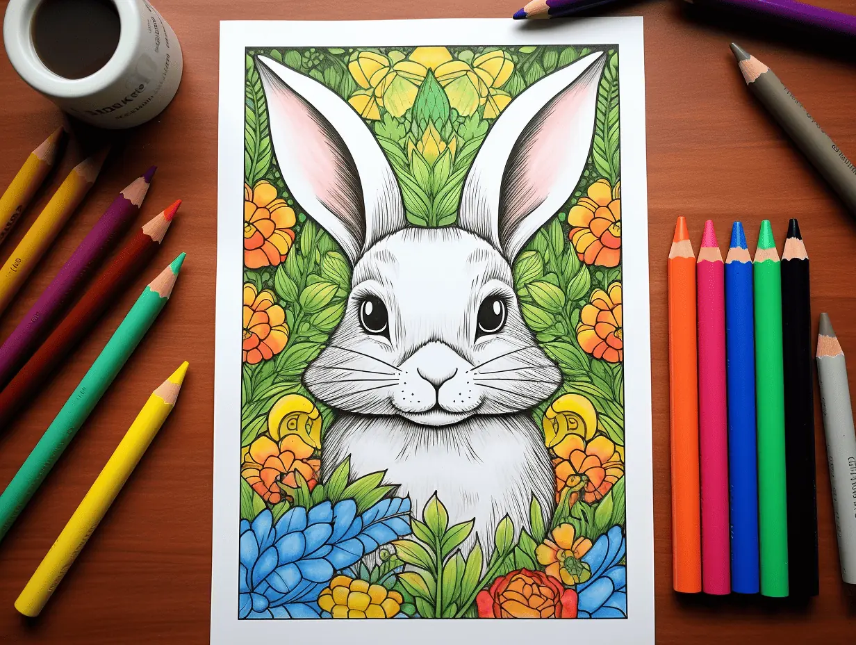 Bunny Coloring Pages for Kids