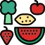 Chilled Fruit in a Mesh Feeder Icon