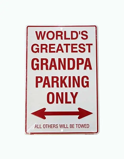 Product Image of the Flagline Worlds Greatest Grandpa Parking Signs