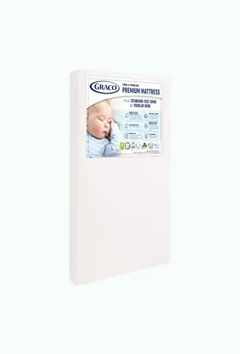 Product Image of the Graco Premium Foam Crib and Toddler Mattress