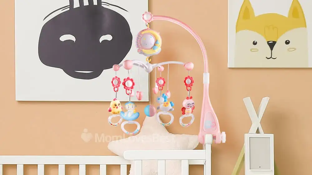 Photo of the Mini Tudou Baby Musical Crib Mobile