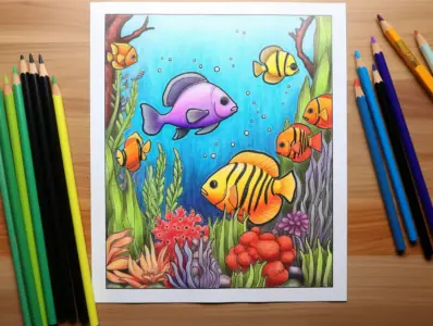 Ocean Coloring Pages