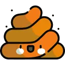 orange poop