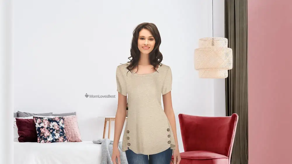 Photo of the Quinee Women's Casual Breastfeeding Tunic