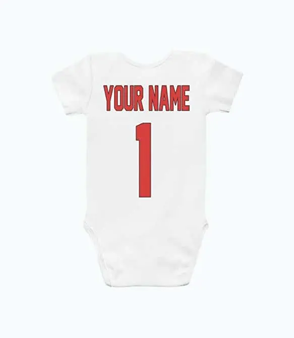 Product Image of the Rapunzie Custom Baseball Jersey Bodysuit