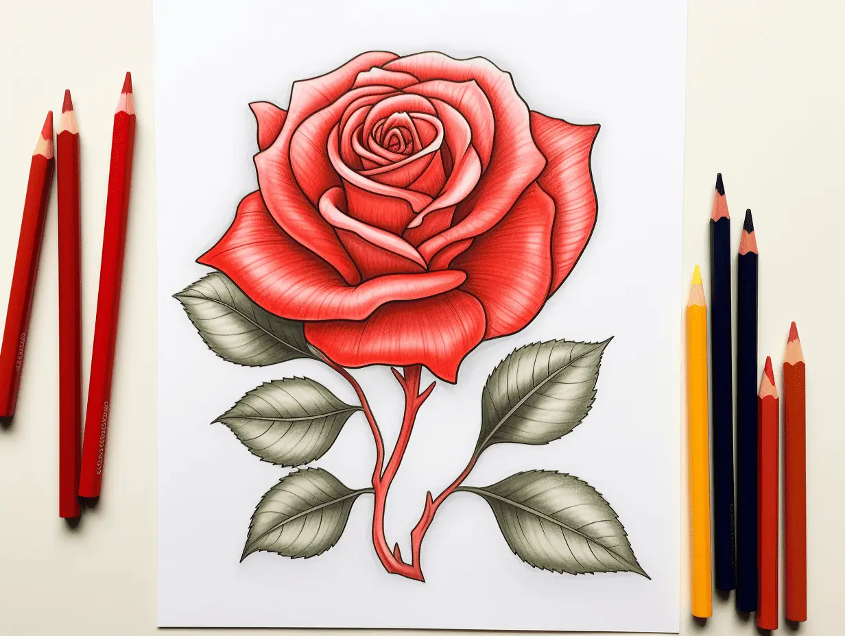 Rose Coloring Pages: The Artistic Touch Your Child Needs