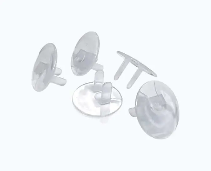 Product Image of the Ultra Clear Outlet Plug Covers - 32 Pack Electrical Protector Safety Caps Child...