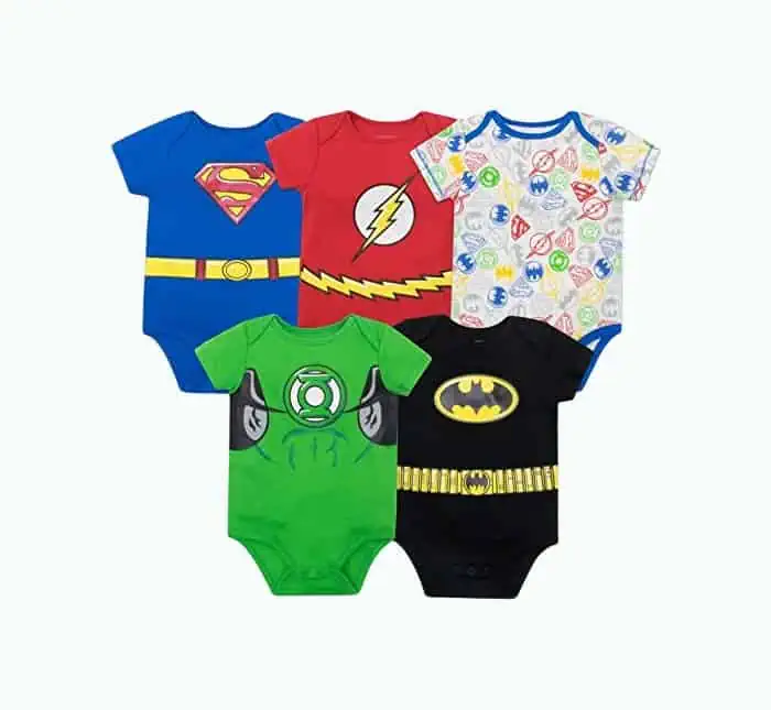 Product Image of the Warner Brothers Justice League Bodysuits